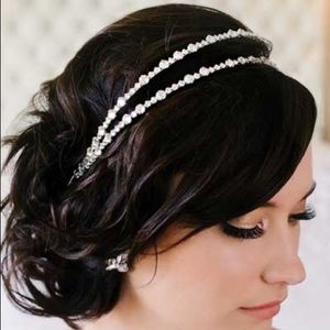Sara Gabriel “Vera” Rhinestone Headband NWT